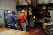 Loading the scotch oven